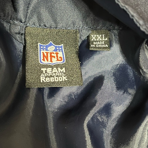 NFL Apparel Reebok SI New England Patriots Full Zip Windbreaker Jacket XXL - Picture 6 of 6